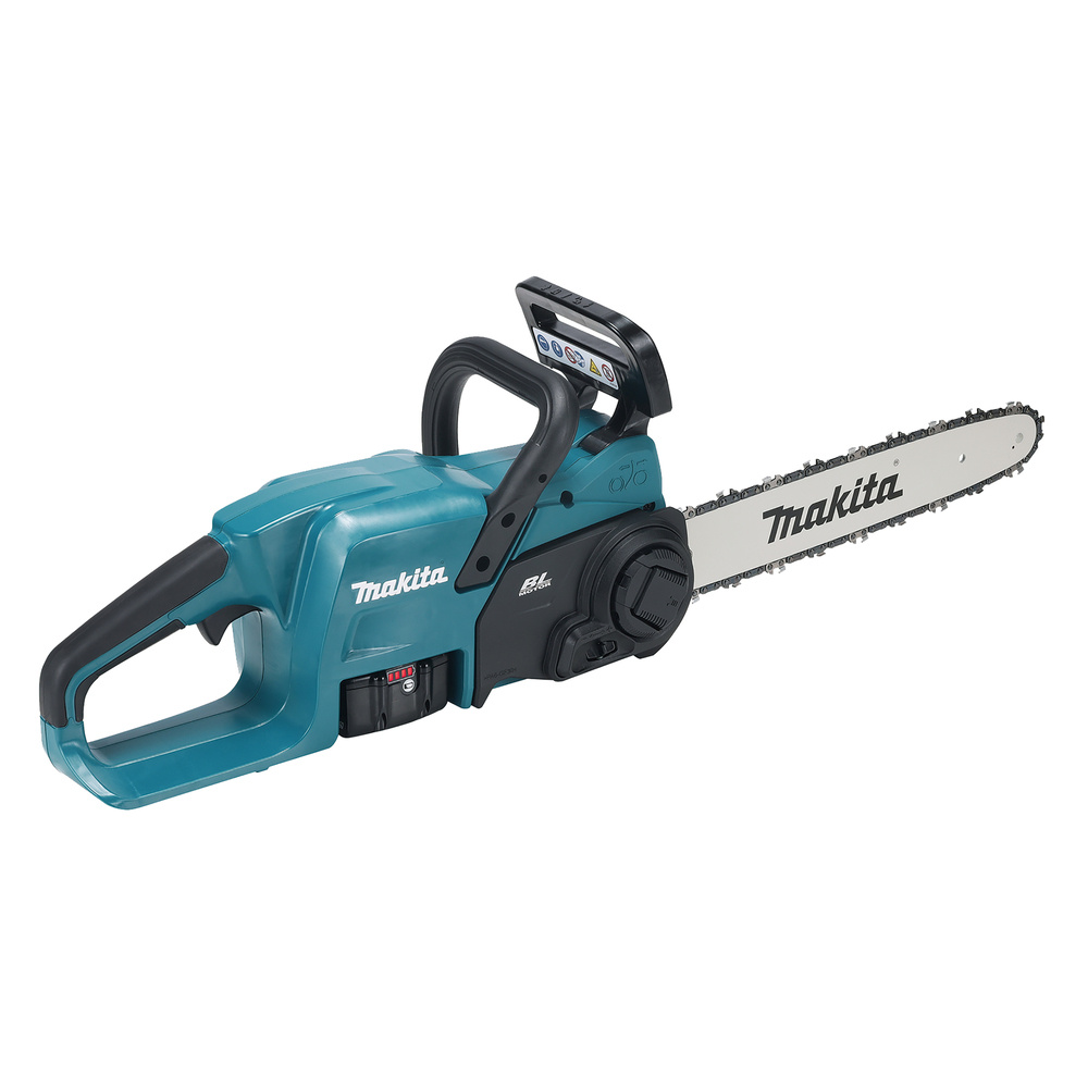 MAKITA DUC357Z KETJUSAHA 18V, HIILIHARJATON, LAIPPA 350MM PIKAKIRISTYS, 7,7 M/S. RUNKOVERSIO MAK-DUC357Z