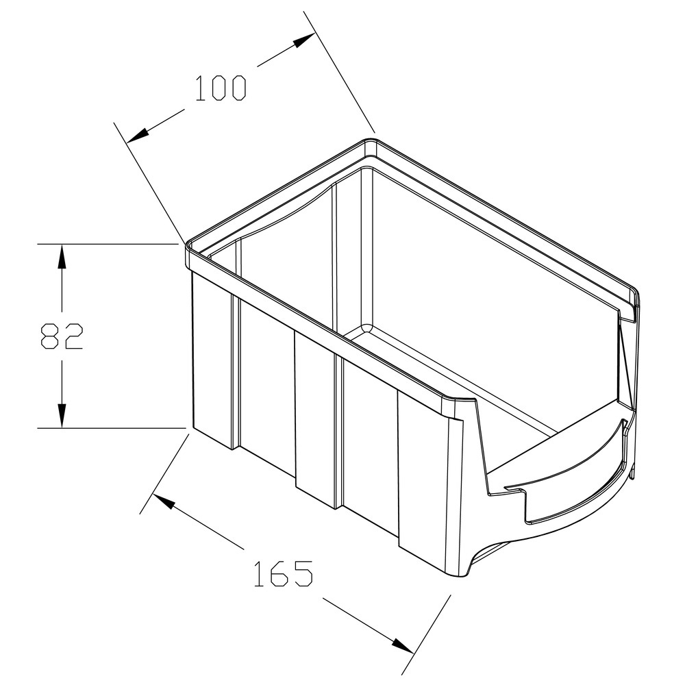 OTTOLAATIKKO 165X100X82MM MVI IK001