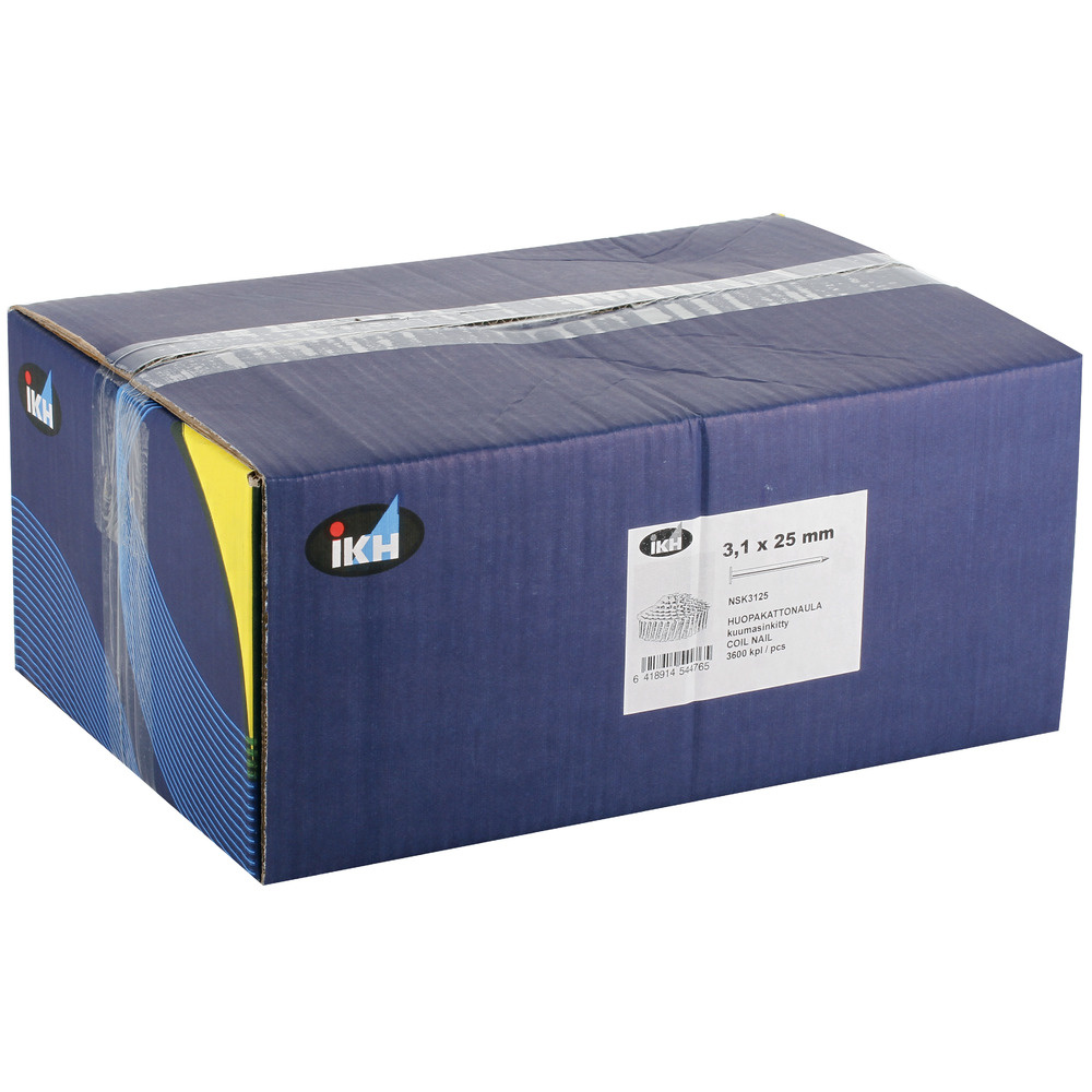 NAULA HUOPA 3,1X25 KS/SILEÄ/LIIMA 3600KPL NSK3125