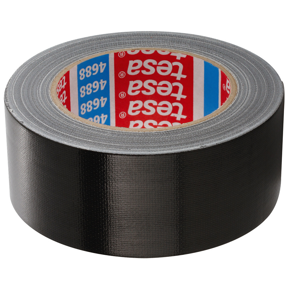 KANGASTEIPPI PE 4688 MUSTA 25M/50MM TESA TS083A