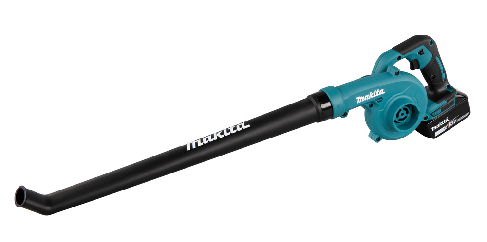 MAKITA DUB186ZX1 PUHALLIN 18V, 3,1M³/MIN, 80M/S. RUNKOVERSIO. KAHDELLA PUTKELLA MAK-DUB186ZX1
