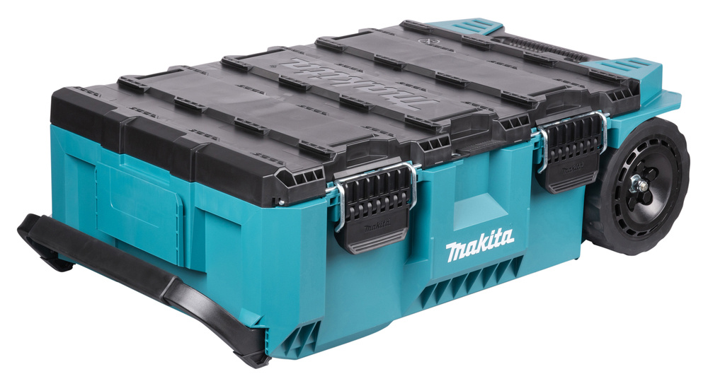 MAKITA P-91001 MAKTRAK KULJETUSLAATIKKO PYÖRILLÄ (56X100X30CM), KANTAVUUS 113KG, SÄÄDETTÄVÄ VETOAISA MAK-P-91001