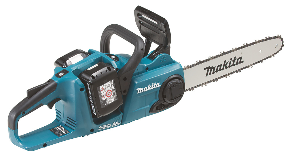 MAKITA DUC353PG2 KETJUSAHA 2X18V, 2X6,0AH, HIILIHARJATON, LAIPPA 350MM, 20 M/S MAK-DUC353PG2
