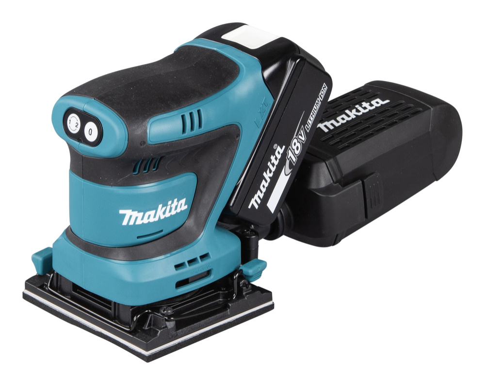 MAKITA DBO481Z TASOHIOMAKONE 18V, 114X102MM PURISTINKIINNITYS, 18V, 2 NOPEUTTA, 1,7KG. RUNKOVERSIO MAK-DBO481Z