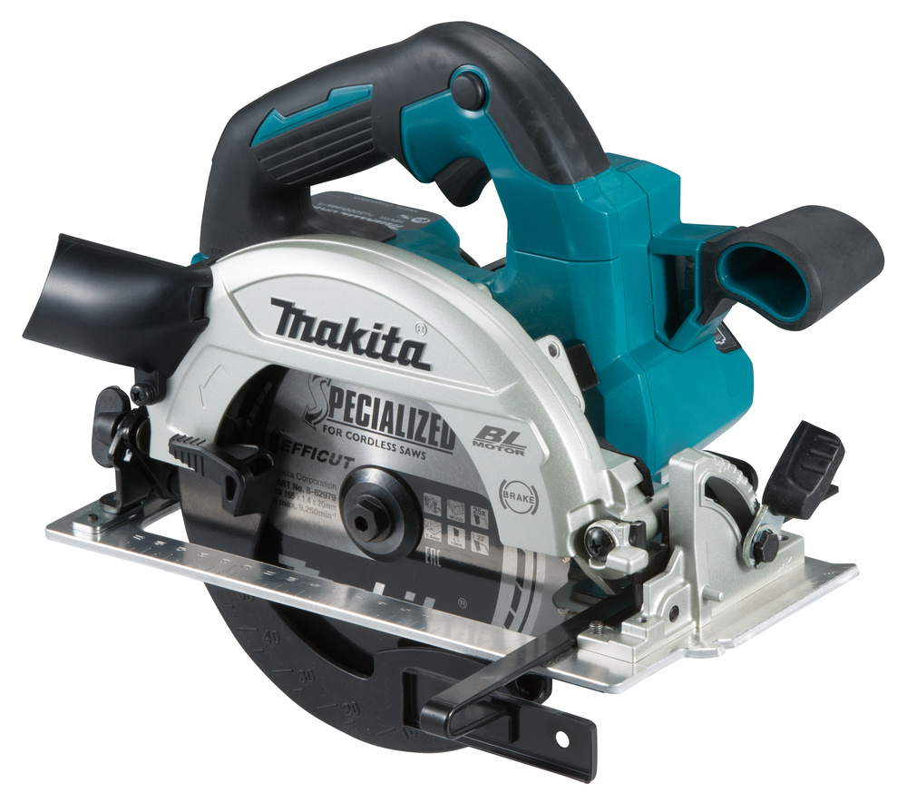 MAKITA DHS660Z PYÖRÖSAHA 18V, HIILIHARJATON, SAHAUS 57MM, TERÄ 165X20 Z=25. RUNKOVERSIO MAK-DHS660Z
