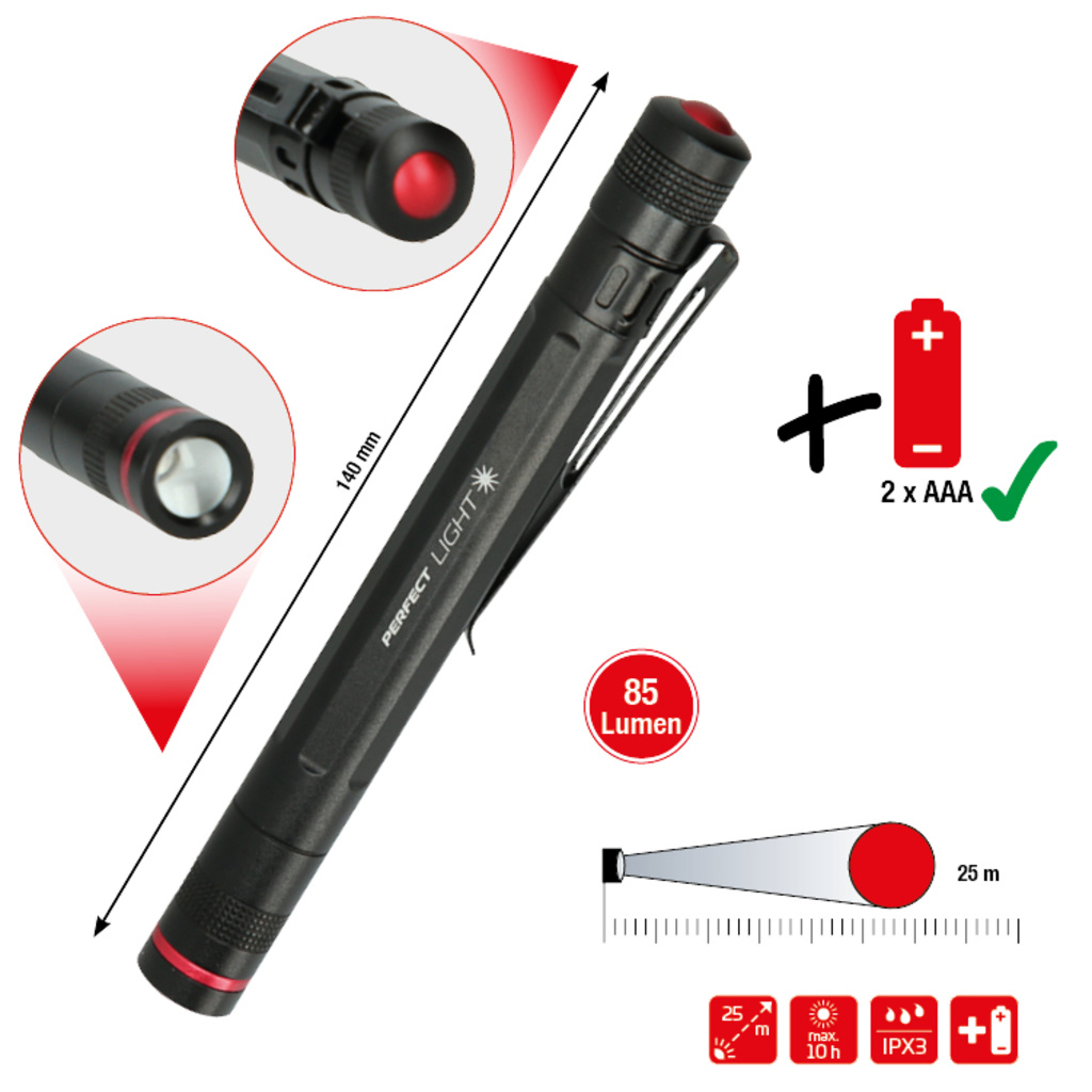 PERFECTLIGHT-TASKULAMPPU, 85 LUMEN 150.4370