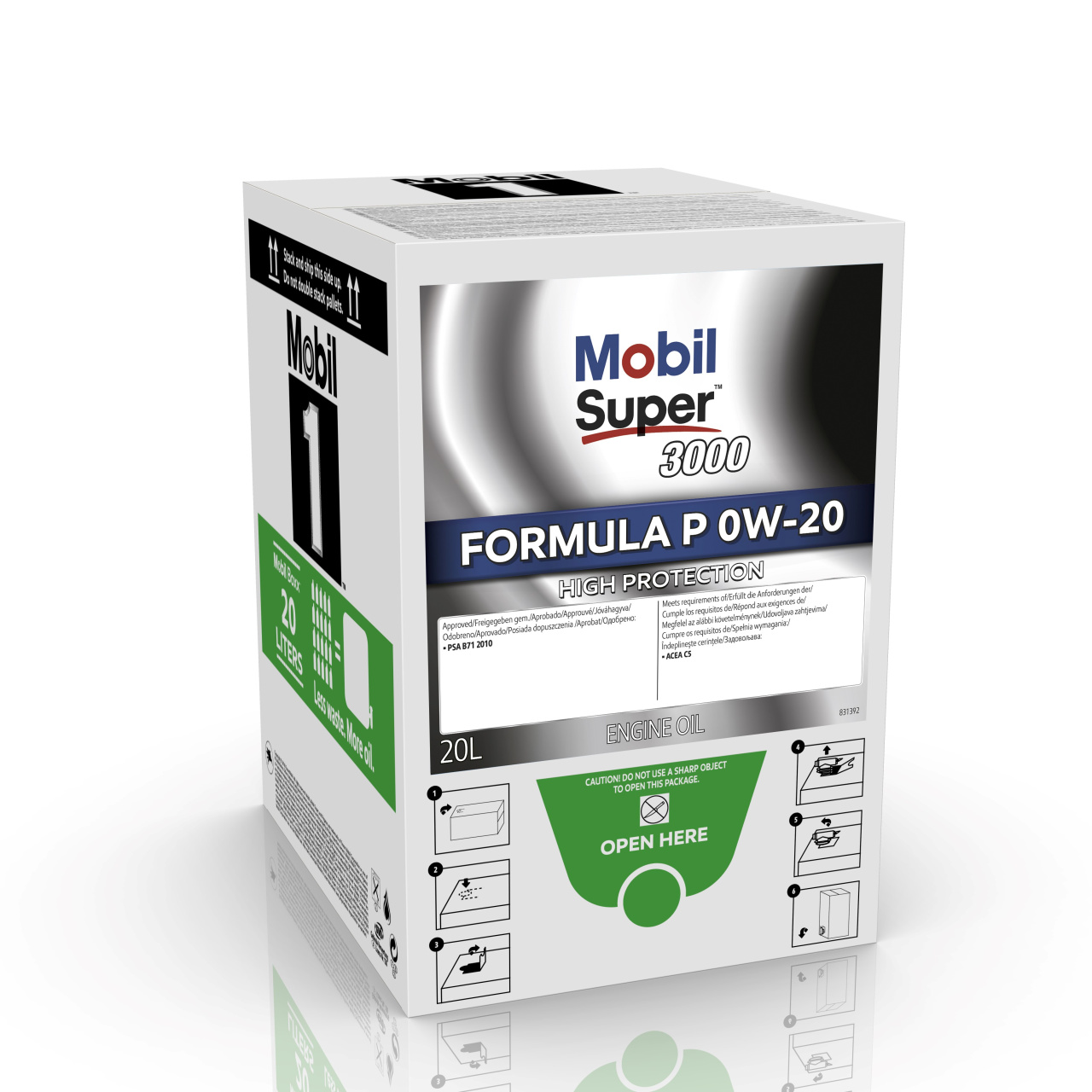 MOBIL SUPER 3000 FORMULA P 0W-20, 20L 157522