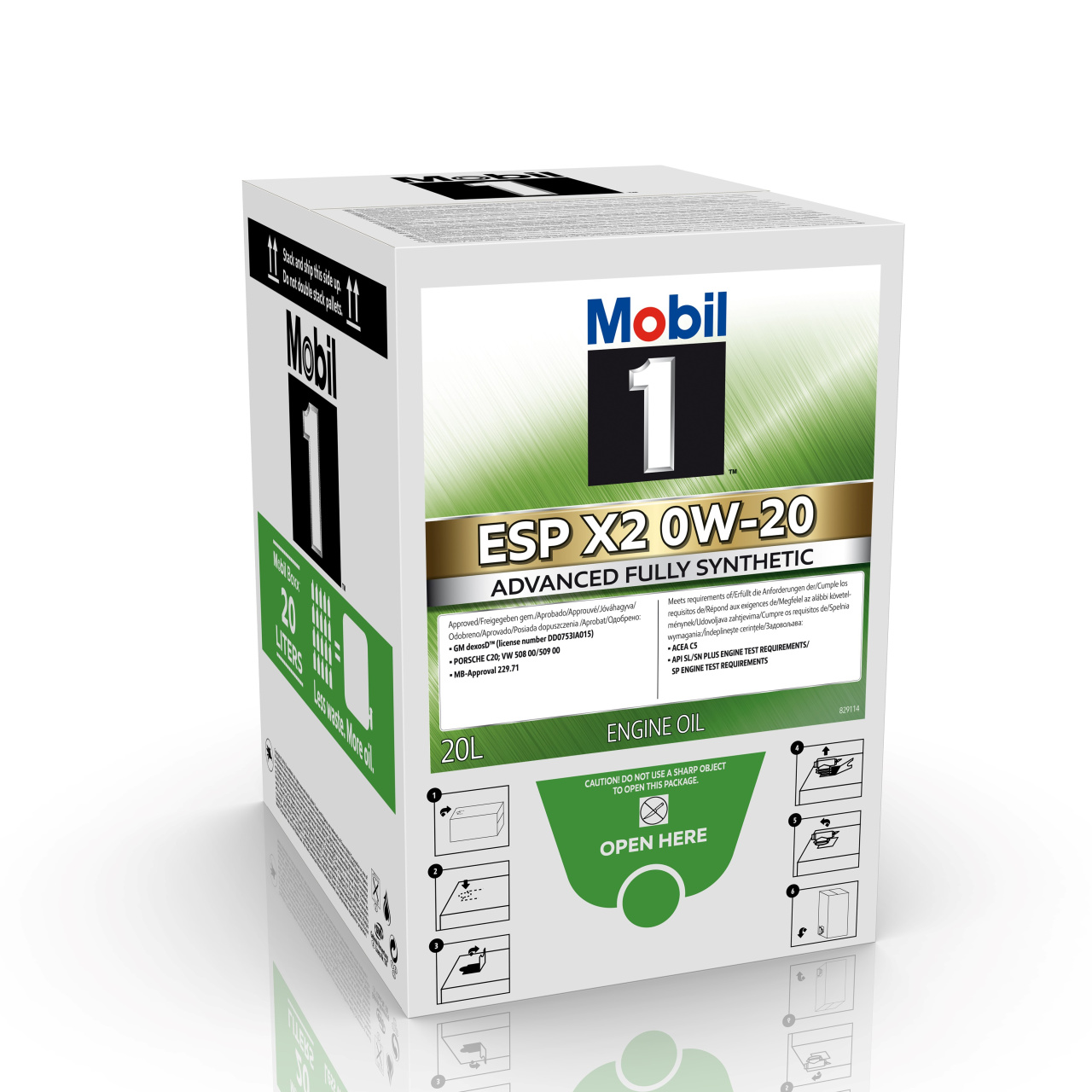 MOBIL 1 ESP X2 0W-20, 20L 157785