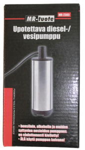 UPOTETTAVA DIESEL-/VESIPUMPPU 12V 3
