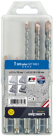 PORANTERÄSARJA 5-10MM 5-OS F4 FORTE SDS-PLUS AL80756801