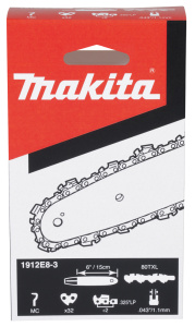 MAKITA 1912E8-3 TERÄKETJU (80TXL), -32, 0,325", 1,1 MM, 6", DUC150 2