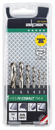 PORANTERÄSARJA 6-OS 2-8MM HSS-CO PZ-COBALT