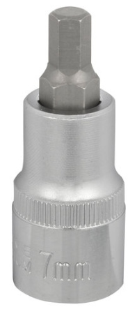 KUUSIOKOLOKÄRKIHYLSY 1/2" S2 7MM