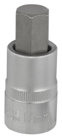 KUUSIOKOLOKÄRKIHYLSY 1/2" S2 14MM