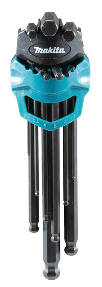 MAKITA B-65894 KUUSIOKOLOAVAINSARJA 9-OSAA, 1,5-10MM MAK-B-65894