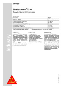 SIKALASTOMER 710 MUSTA 310ML 2