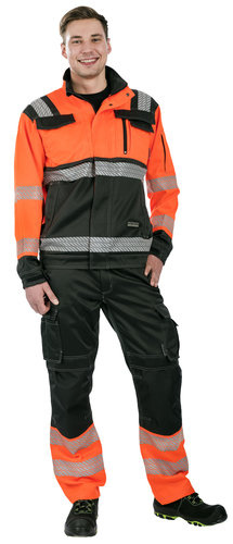 TAKKI 2XL GRANIITTI FL.ORANS/HARMAA EN20471 LK2 PAT538O-2XL