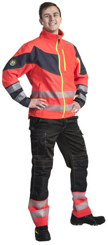 HOUSUT XL BASALTTI FL.PUN/HARMAA LK1 EN20471 PAT539-XL