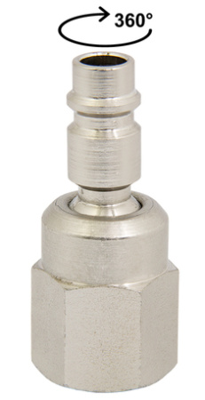 NIVELLIITIN 1/4" SISÄKIERTEELLÄ 360AST