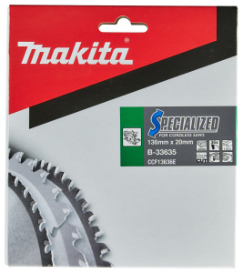 MAKITA B-33635 PYÖRÖSAHANTERÄ 136X20X1,5MM, Z-36 PUULLE, DSS501 2