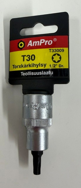 ## MYY TX33009 TORX-KÄRKIHYLSY 1/2" T30 T33009
