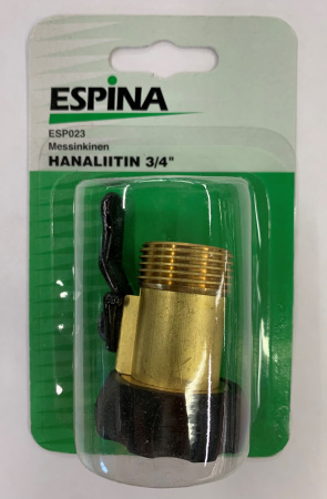 HANALIITIN 1-OS. VIRTAUKSEN SÄÄTÖ 3/4"