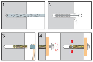 MESSINKIANKKURI M8X28MM 4KPL TO 2