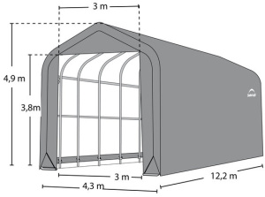 AUTOTALLI 4,3X12,2X4,9M PROF 2