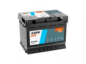 EL600 EXIDE EFB 60AH 242X175X190 -/+ 640A 1815-EL600