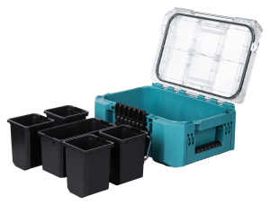 MAKITA P-91067 MAKTRAK LOKERIKKO L VÄLIJAKAJILLA (28X39X16CM), KANTAVUUS 23KG 2