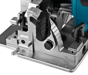 MAKITA DHS660Z PYÖRÖSAHA 18V, HIILIHARJATON, SAHAUS 57MM, TERÄ 165X20 Z=25. RUNKOVERSIO 2
