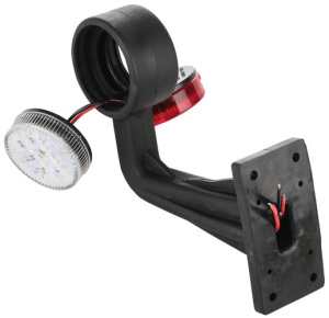 ÄÄRIVALO LED PUNAINEN/VALKOINEN 9-30V 90 2