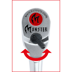 1/4" MONSTER RÄIKKÄ, 80 HAMMASTA 3