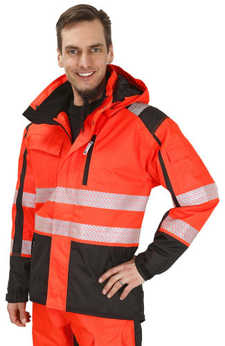 TALVITAKKI XL ADAMIITTI FL.PUN/MUSTA LK2 EN20471 PAT522P-XL