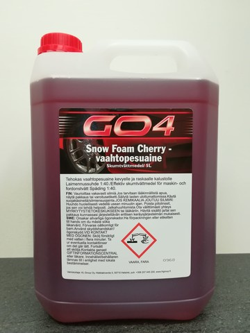 GO4 VAAHTOPESUAINE 5L SNOW FOAM CHERRY 935-79805