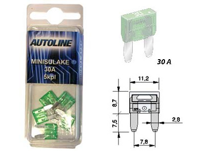 SULAKEBLISTER MINI GM 30A 5-KPL