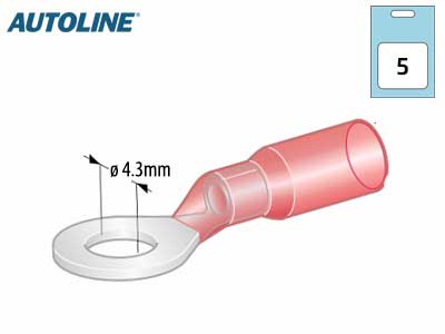 KUTISTELENKKI AUTOLINE PUN M4 5KPL