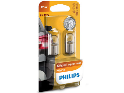 AUTOL.PHILIPS R5W 12V 5W BA15S ITSEP.PAK