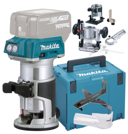 MAKITA DRT50ZJX5 KÄSIJYRSIN 18V, KARA 6/8MM, 10.000 - 30.000 R/MIN, 2,1KG. LAAJA VARUSTEVALIKOIMA