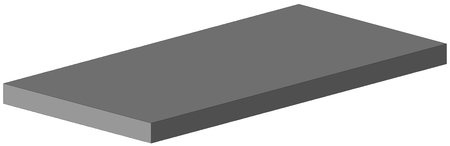 ALUMIINILATTA 5X50X2000MM