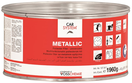 METALLIC TÄYTTÖKITTI 2KG + BPO KOV.