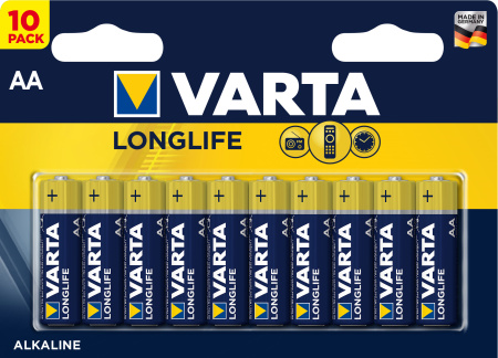 VARTA PARISTO LONGLIFE AA 10-PACK