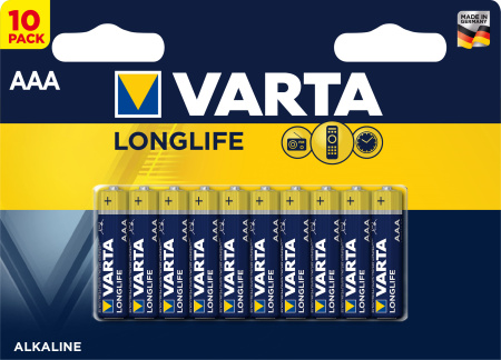 VARTA PARISTO LONGLIFE AAA 10-PACK