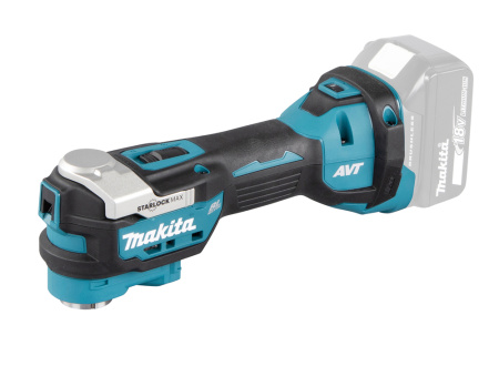 MAKITA DTM52Z MONITOIMIKONE 18V HIILIHARJATON, STARLOCK MAX, 10000-20000 LIIKETTÄ/MIN, LIIKE 3,6°. RUNKOVERSIO