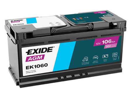 EXIDE-AKKU AGM EK1060 106AH