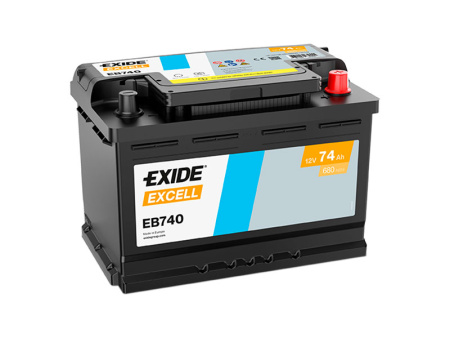 EXIDE-AKKU EXCELL EB740 74AH