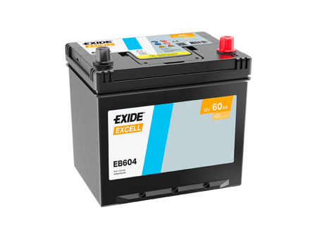 EB604 EXIDE EXCELL 60AH 230X173X222 -/+ 480A