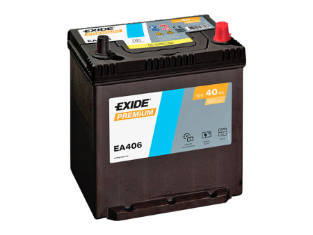 EA406 EXIDE PREMIUM 40AH 187X136X220 -/+ 350A