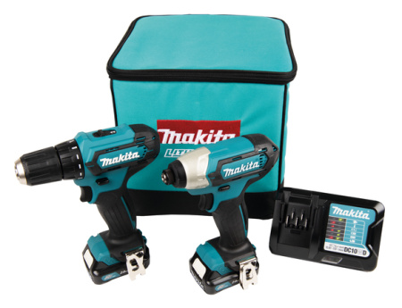 MAKITA CLX224A CXT 12V AKKUKONESARJA, TD110D JA DF333D, 2X2,0AH JA LATURI