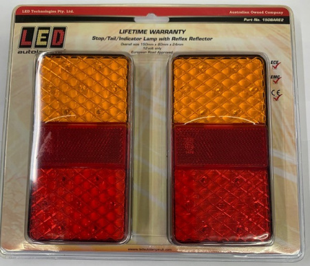 LED-TAKAVALOPARI 12V 150X80X22